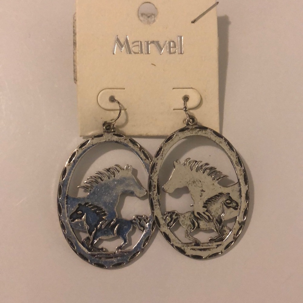 Marvel Running Horse earrings